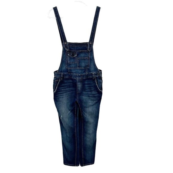 Free People Denim Overalls Womens Size 27 Slim Ankle - Picture 1 of 10